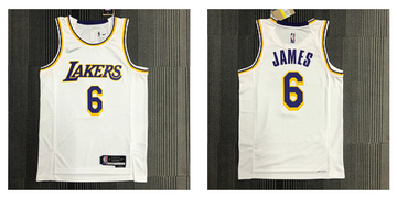Los Angeles Lakers white jersey