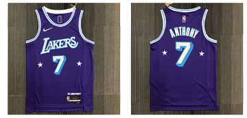 Los Angeles Lakers purple jersey