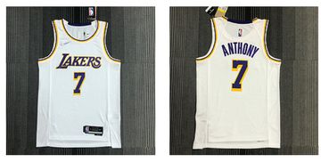 Los Angeles Lakers white jersey