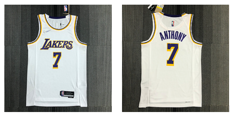 Los Angeles Lakers white jersey
