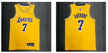 Los Angeles Lakers yellow jersey