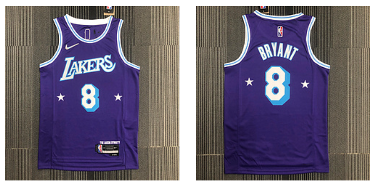 Los Angeles Lakers purple jersey