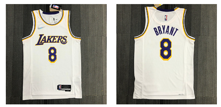 Los Angeles Lakers white jersey