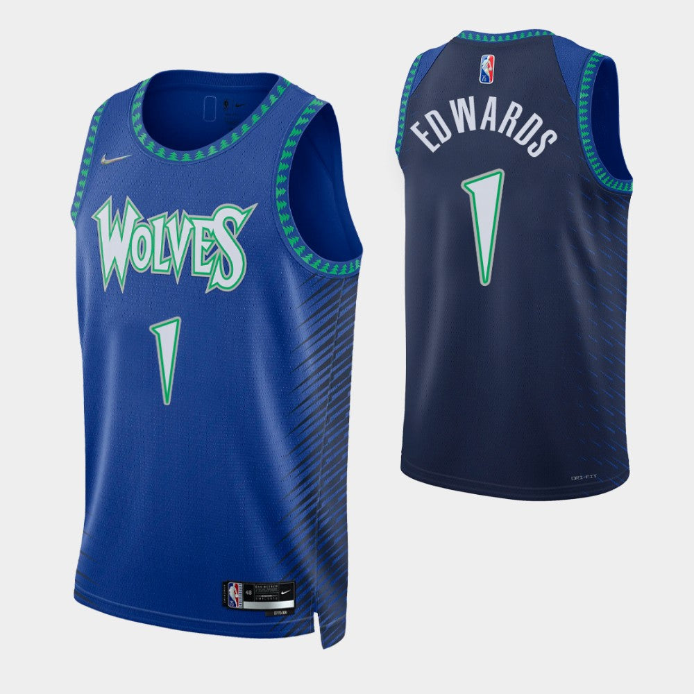 Minnesota Timberwolves blue jersey