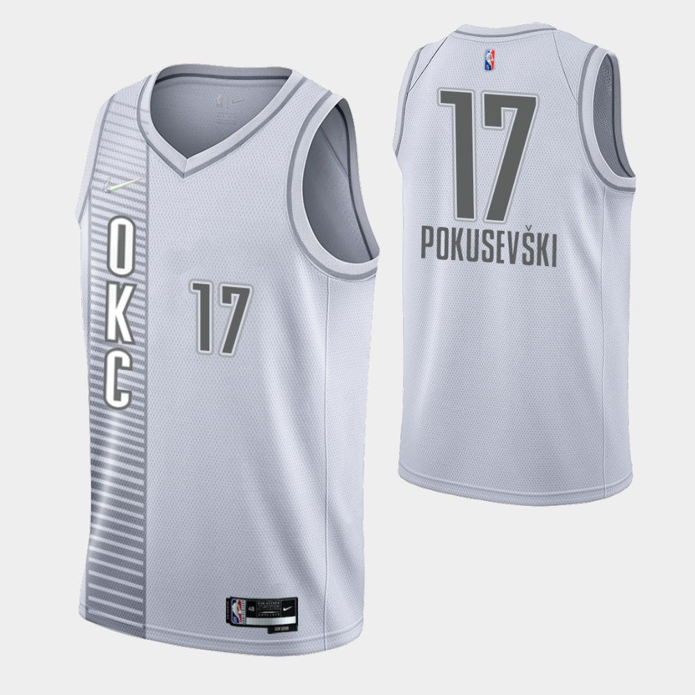 Oklahoma City Thunder white jersey