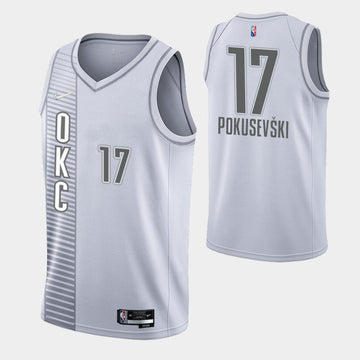 Oklahoma City Thunder white jersey