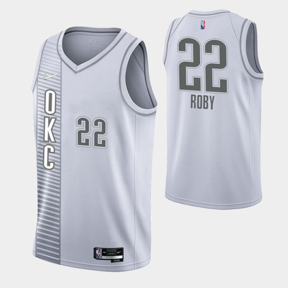 Oklahoma City Thunder white jersey