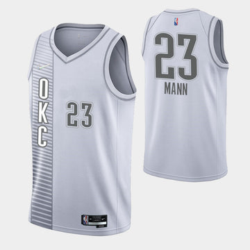 Oklahoma City Thunder white jersey