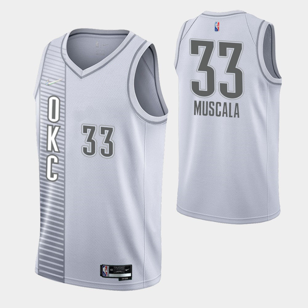 Oklahoma City Thunder white jersey
