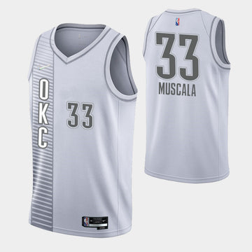 Oklahoma City Thunder white jersey