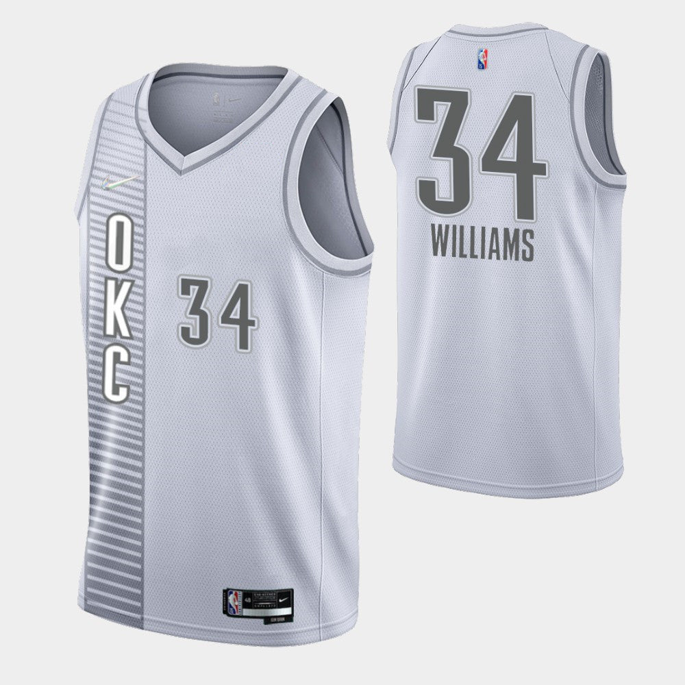 Oklahoma City Thunder white jersey