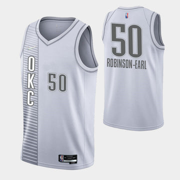 Oklahoma City Thunder white jersey