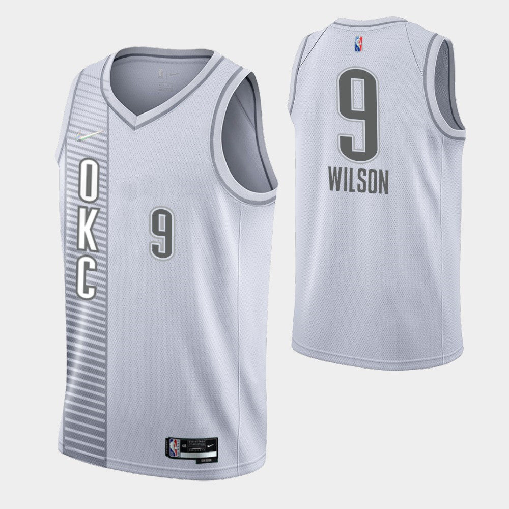 Oklahoma City Thunder white jersey