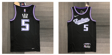 Sacramento Kings black jersey