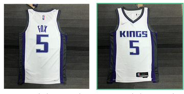 Sacramento Kings white jersey
