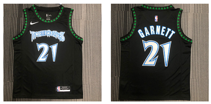 Minnesota Timberwolves black jersey