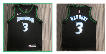 Minnesota Timberwolves black jersey