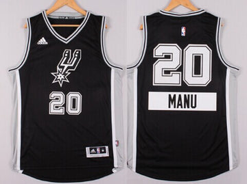 Manu Ginobili Revolution San Antonio Spurs black jersey