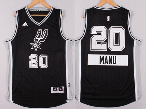 Manu Ginobili Revolution San Antonio Spurs black jersey