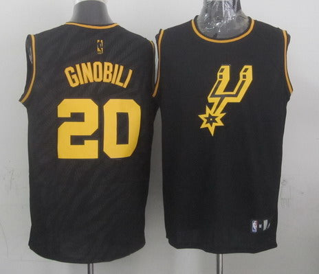 Manu Ginobili Revolution San Antonio Spurs black jersey