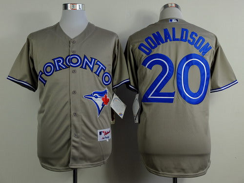 Josh Donaldson Toronto Blue Jays gray jersey