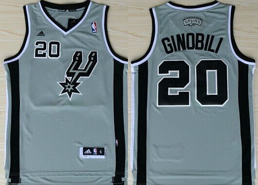 Manu Ginobili Revolution San Antonio Spurs gray jersey