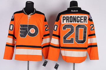 Chris Pronger Philadelphia Flyers orange Winter Classic jersey