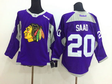 Brandon Saad Chicago Blackhawks purple jersey