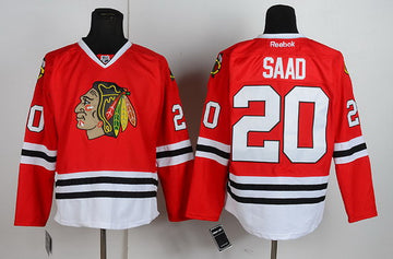 Brandon Saad Chicago Blackhawks red jersey