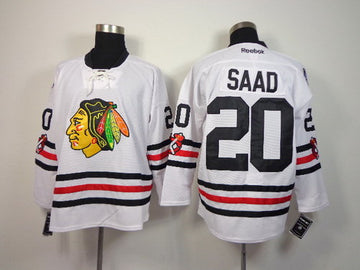 Brandon Saad Chicago Blackhawks white Winter Classic jersey