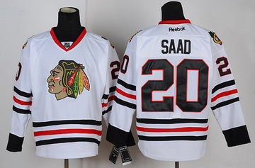 Brandon Saad Chicago Blackhawks white jersey
