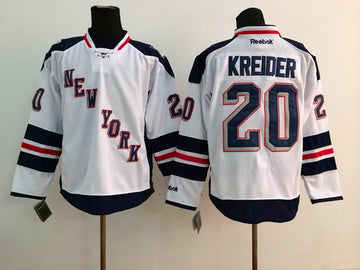 Chris Kreider New York Rangers white Stadium Series jersey