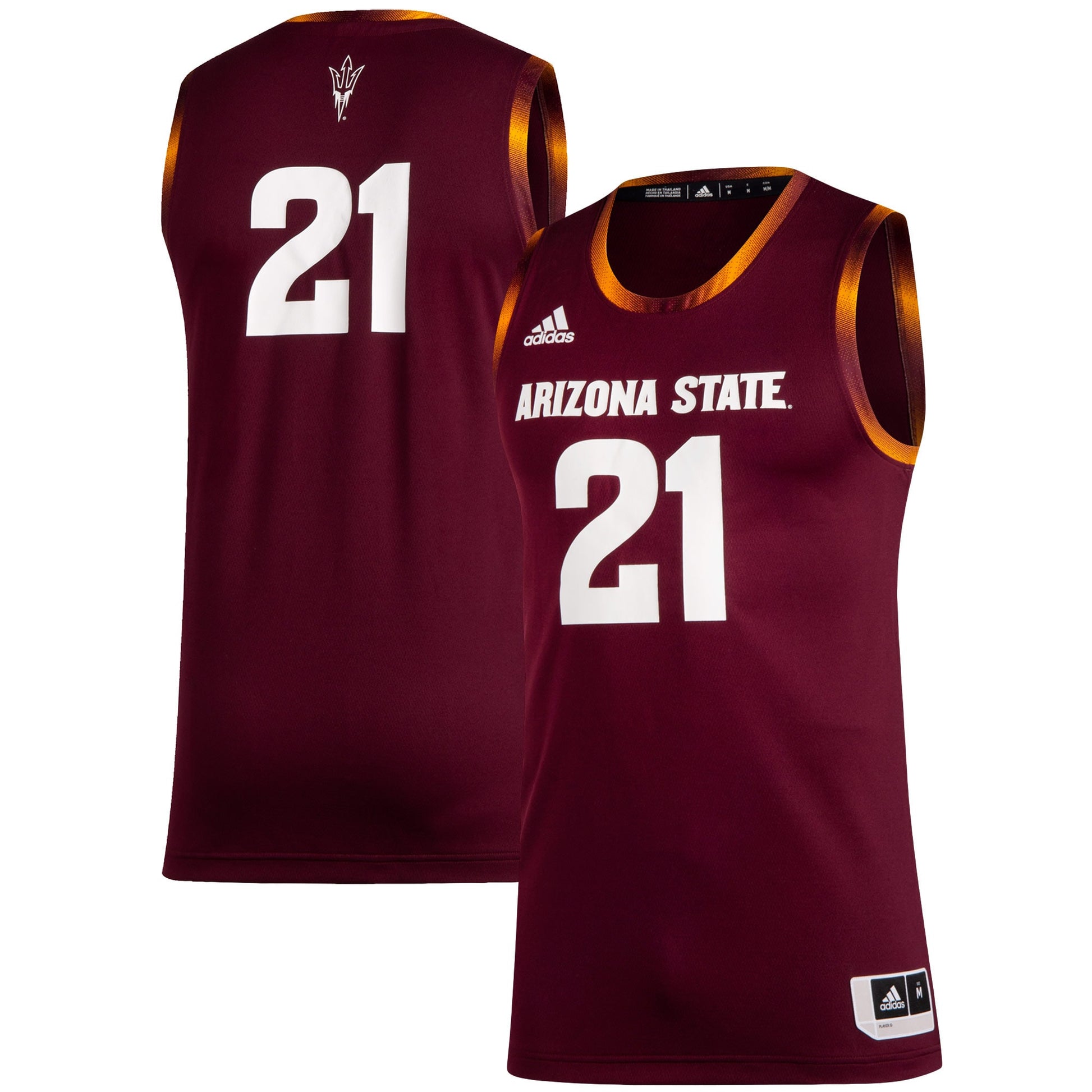 Arizona State Sun Devils maroon jersey