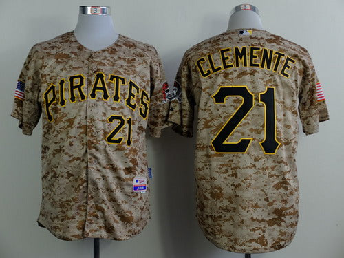 Roberto Clemente Pittsburgh Pirates camo Camo jersey