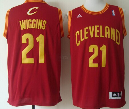 Andrew Wiggins Revolution Cleveland Cavaliers red jersey