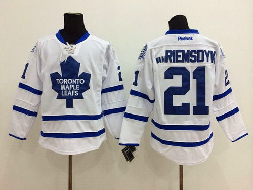 James van Riemsdyk Toronto Maple Leafs white jersey