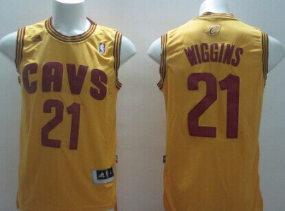 Andrew Wiggins Cleveland Cavaliers yellow jersey