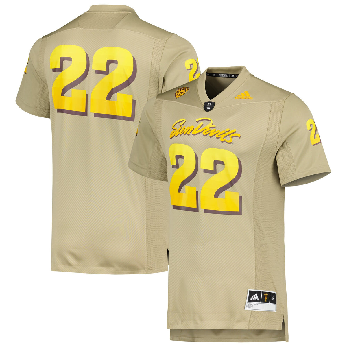 Rising Devils Strategy Arizona State Sun Devils tan jersey