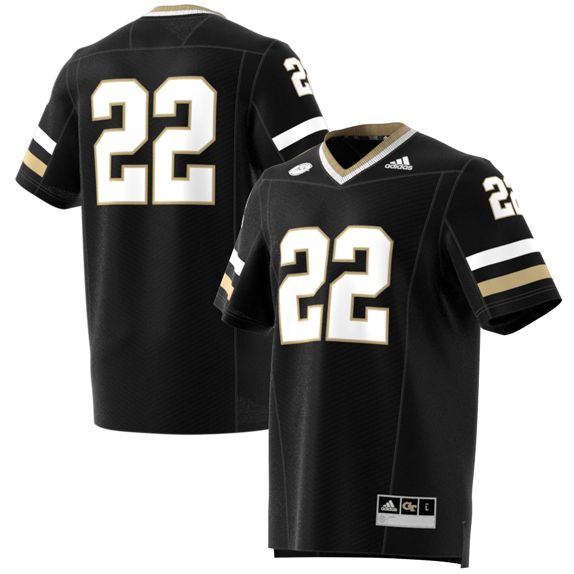 Strategy Georgia Tech Yellow Jackets black jersey