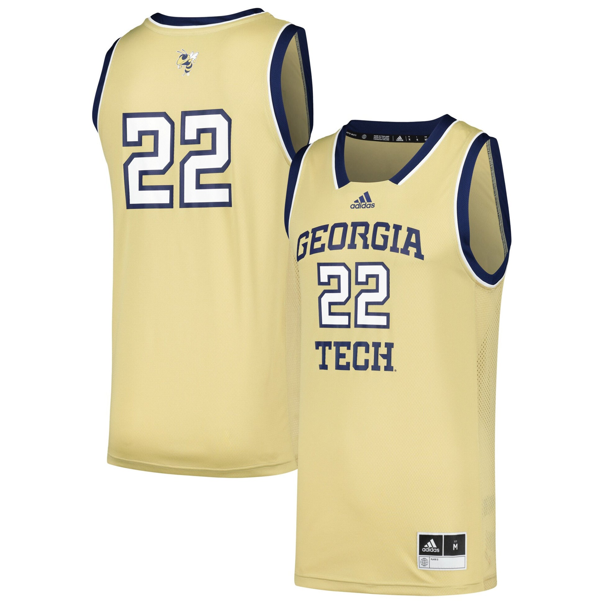 Georgia Tech Yellow Jackets gold jersey
