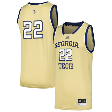 Georgia Tech Yellow Jackets gold jersey