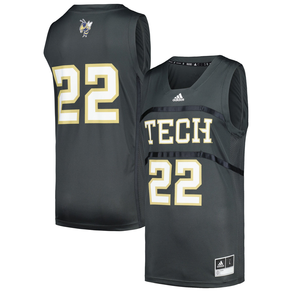 Georgia Tech Yellow Jackets gray jersey