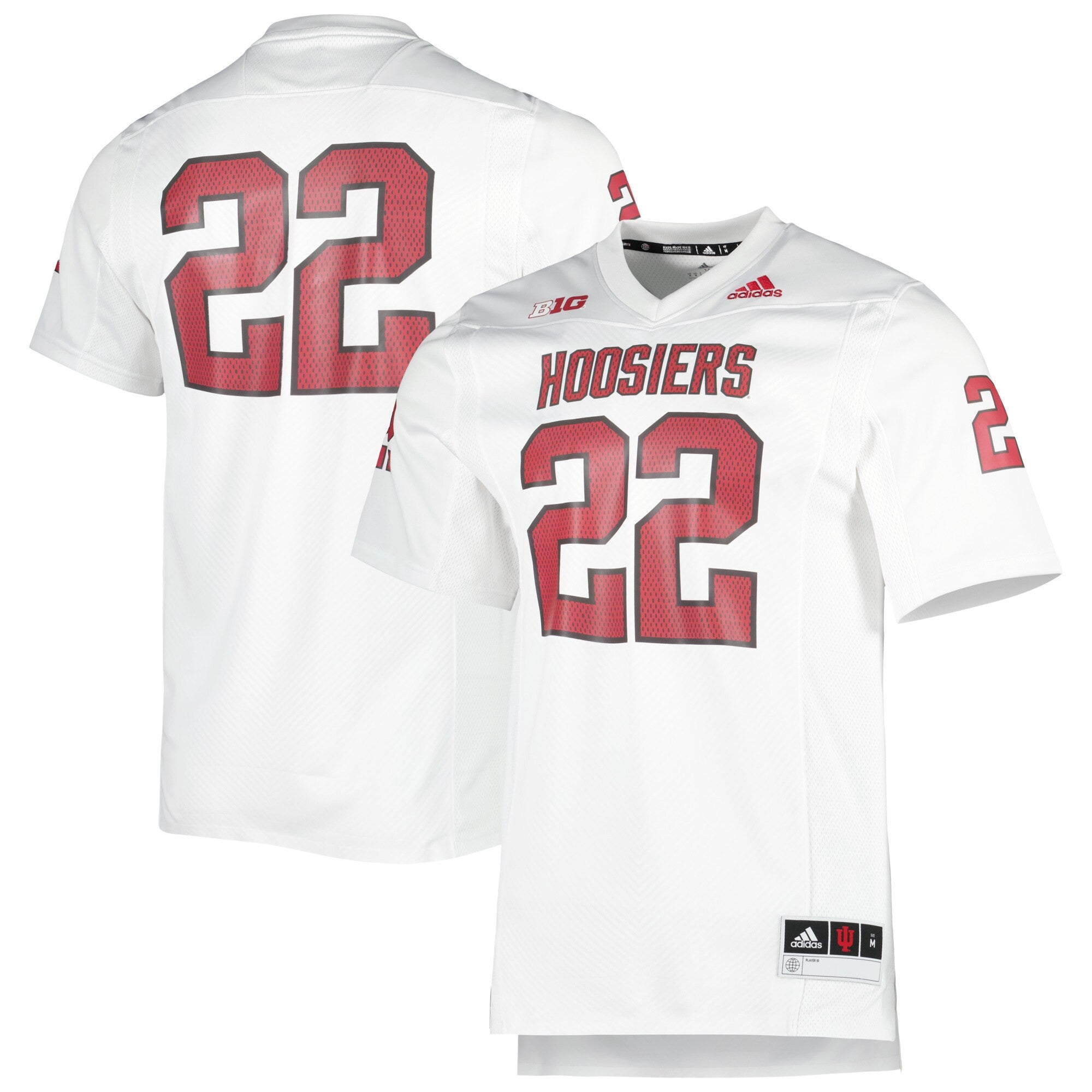 Indiana Hoosiers white Away jersey