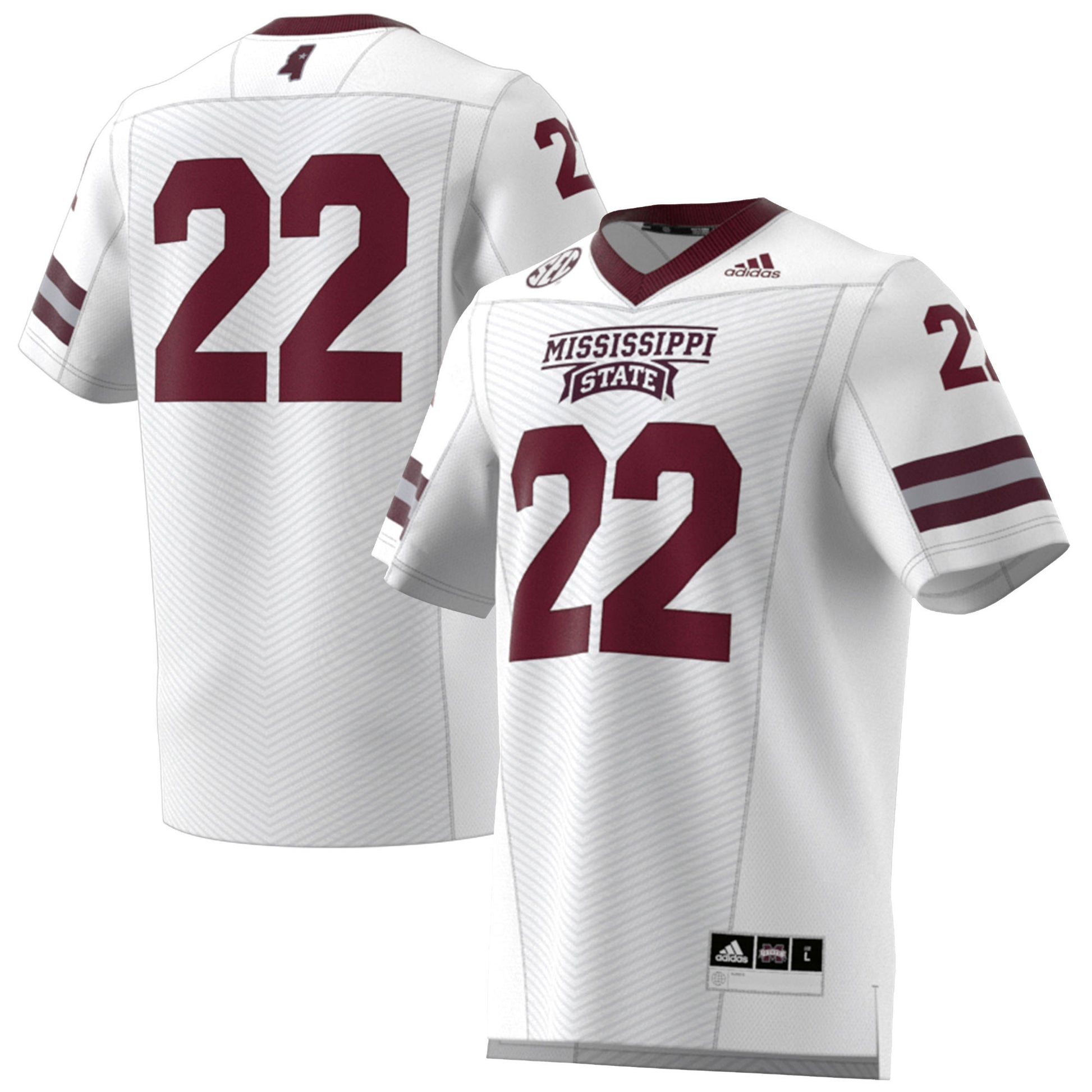 Strategy Mississippi State Bulldogs white jersey