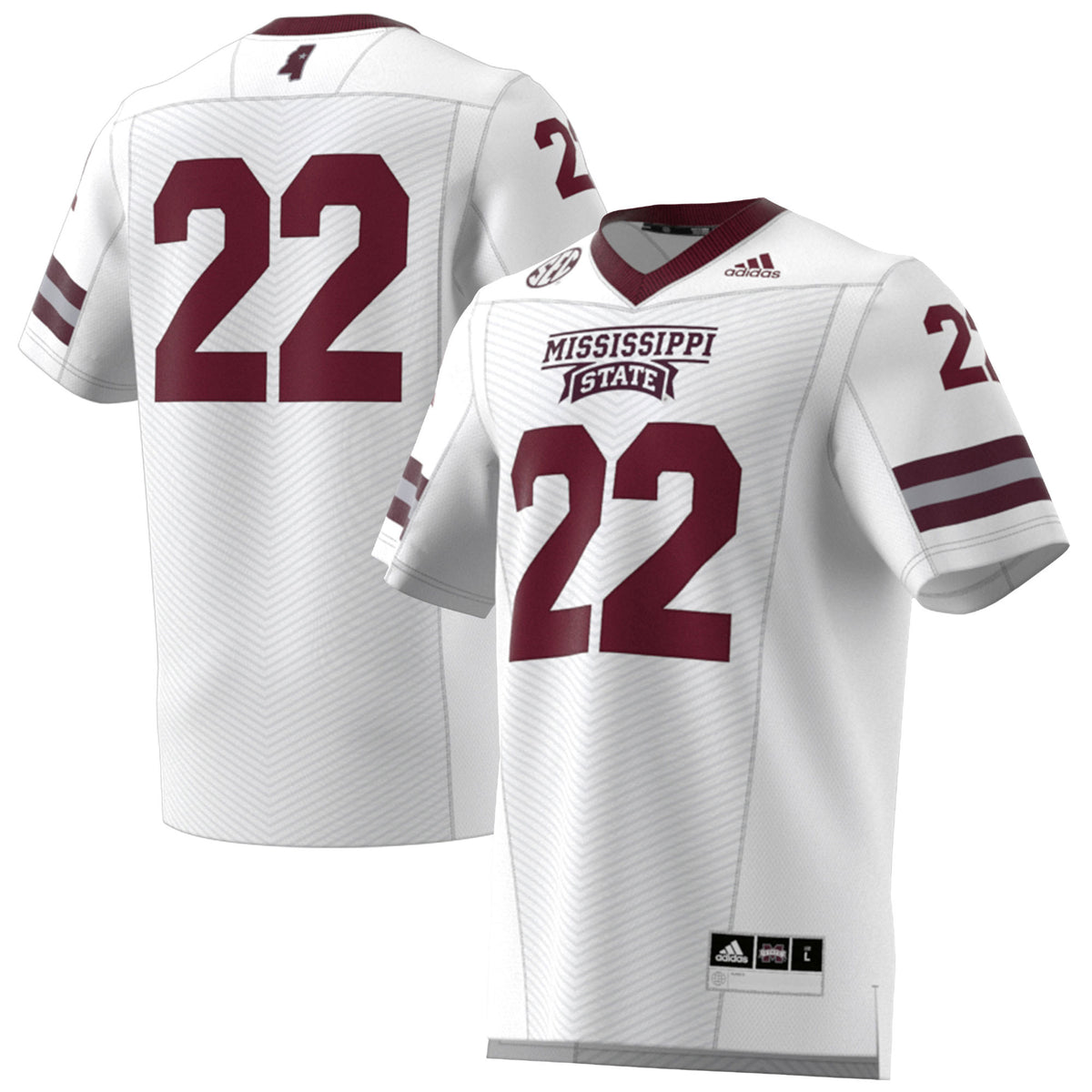 Strategy Mississippi State Bulldogs white jersey