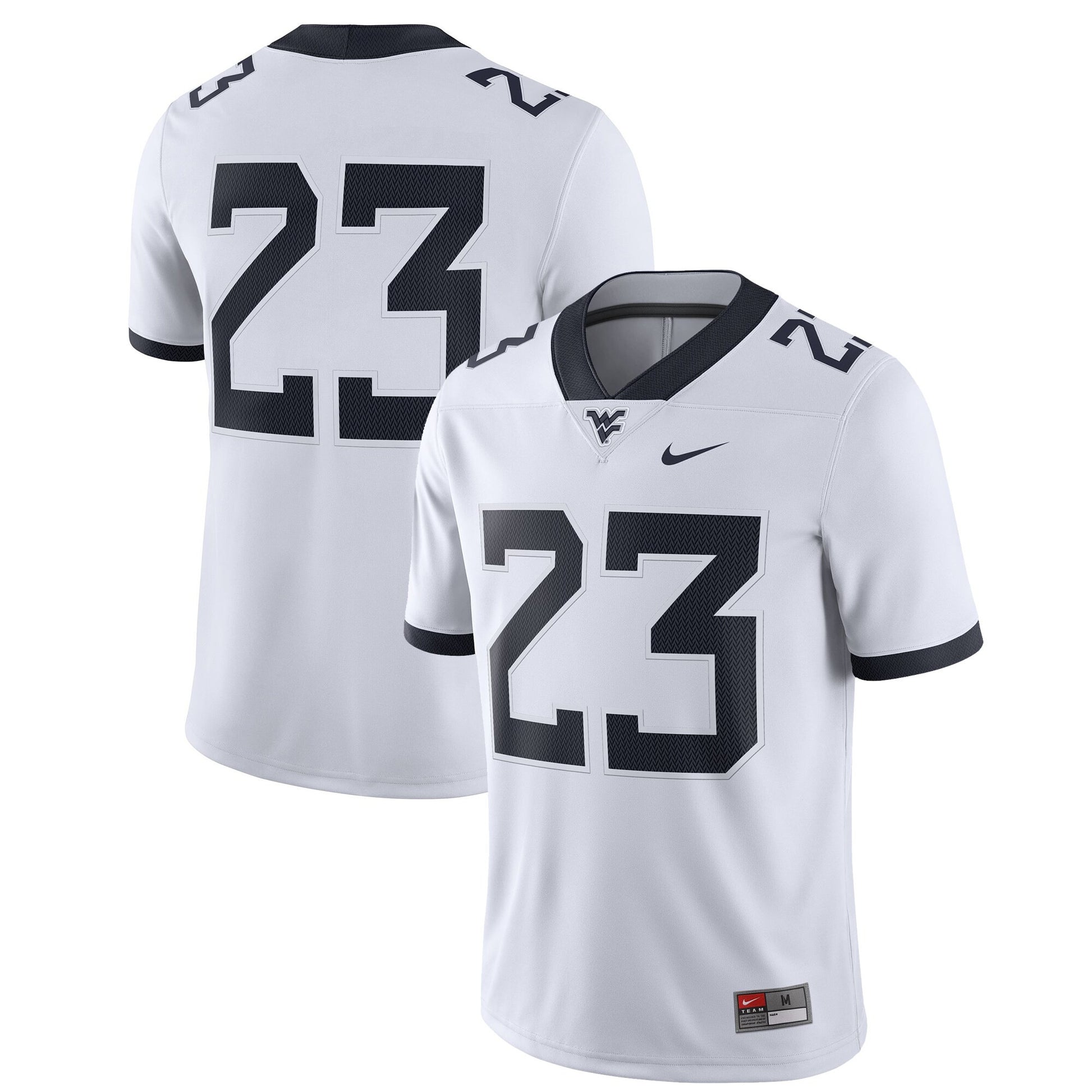 West Virginia Mountaineers white jersey