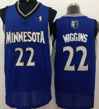 Andrew Wiggins Minnesota Timberwolves blue jersey