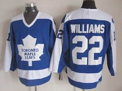 Tiger Williams Toronto Maple Leafs blue Throwback jersey