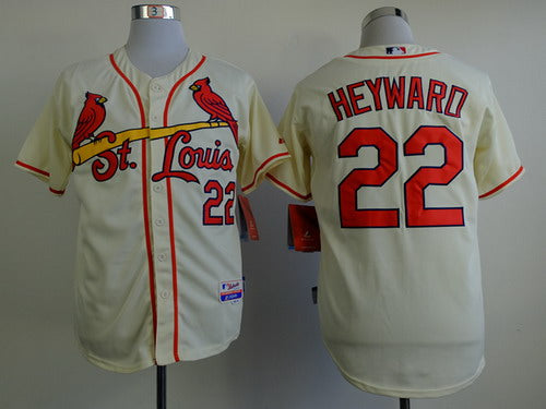 Jason Heyward St. Louis Cardinals cream jersey