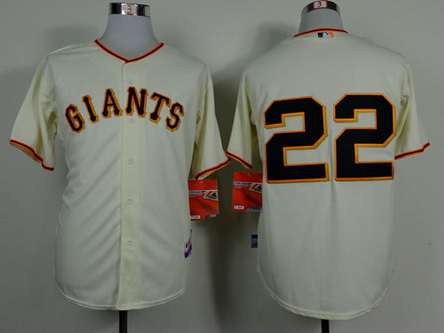 Will Clark San Francisco Giants cream jersey